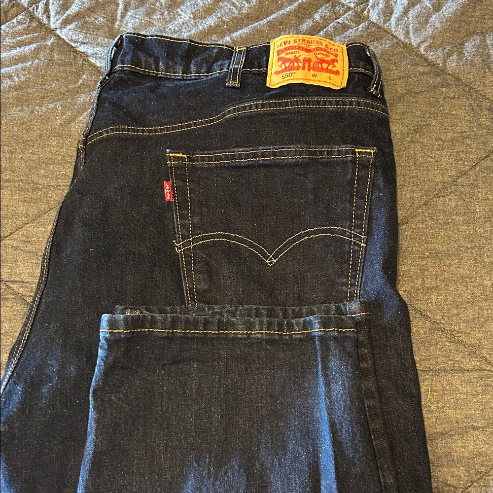 Levi's Men's Deep Indigo Straight Jeans